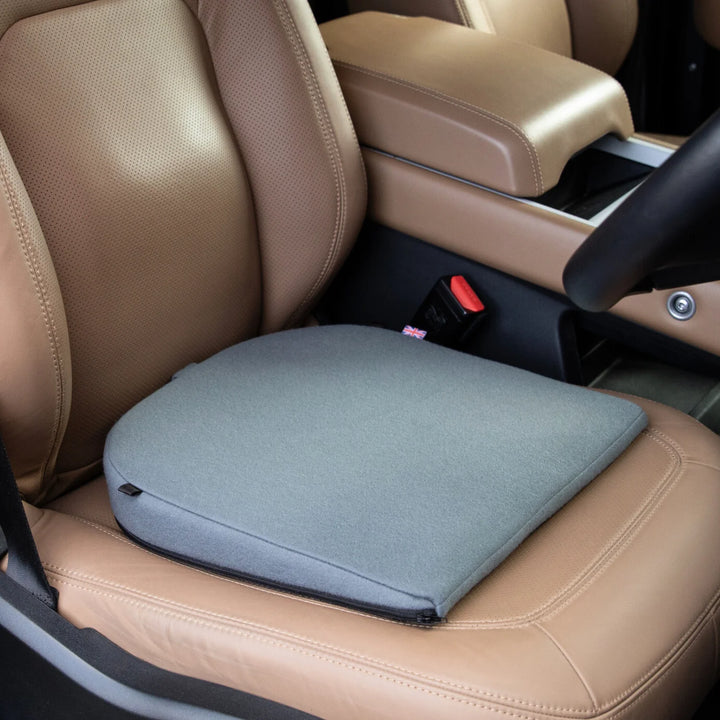 8° Degree sitting Wedge car cushion pillow working from home office chair improve back pain hip knees above - Putnams high density