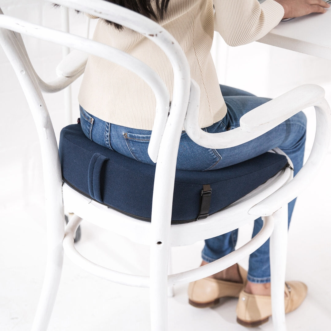 11 degree wedge sitting black sciatica back pain posture car seat putnams UK car seat office travel home
