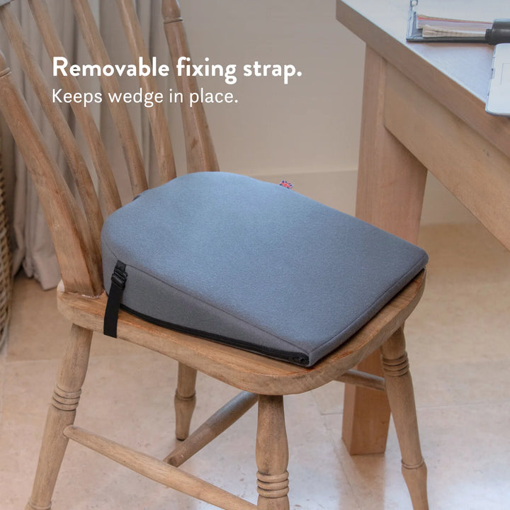 11 degree wedge sitting black sciatica back pain posture car seat putnams UK car seat office travel home