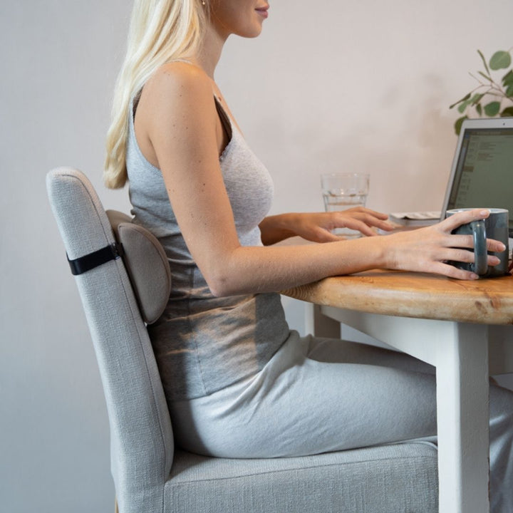 D Roll Car Back Support -lumbar pillow cushion Putnams working from home pain shoulders office car