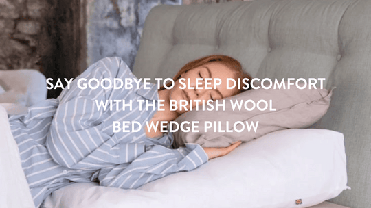 Dites adieu à l'inconfort du sommeil avec l'oreiller compensé en laine britannique.