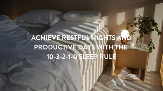 Obtenez des nuits reposantes et des journées productives avec la règle du sommeil 10-3-2-1-0