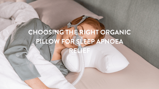 Choisir le bon oreiller biologique pour soulager l'apnée du sommeil