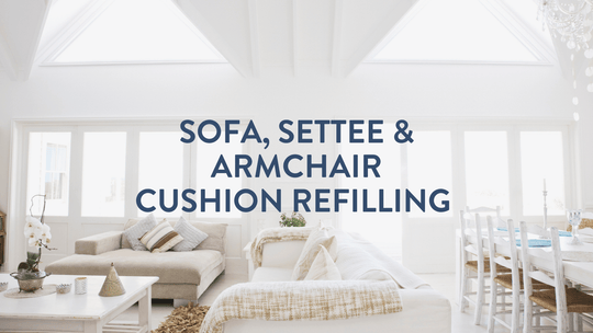 Remplissage de coussins de meubles pour canapés, canapés et fauteuils UK