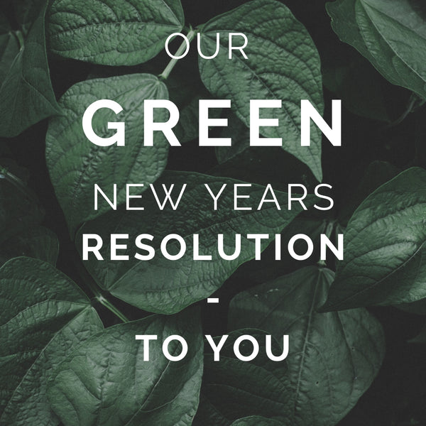 Our Green New Years Resolution To You