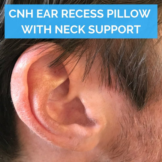 Oreiller pour chondrodermatite nodulaire chronique hélicienne (CNH) avec support cervical 