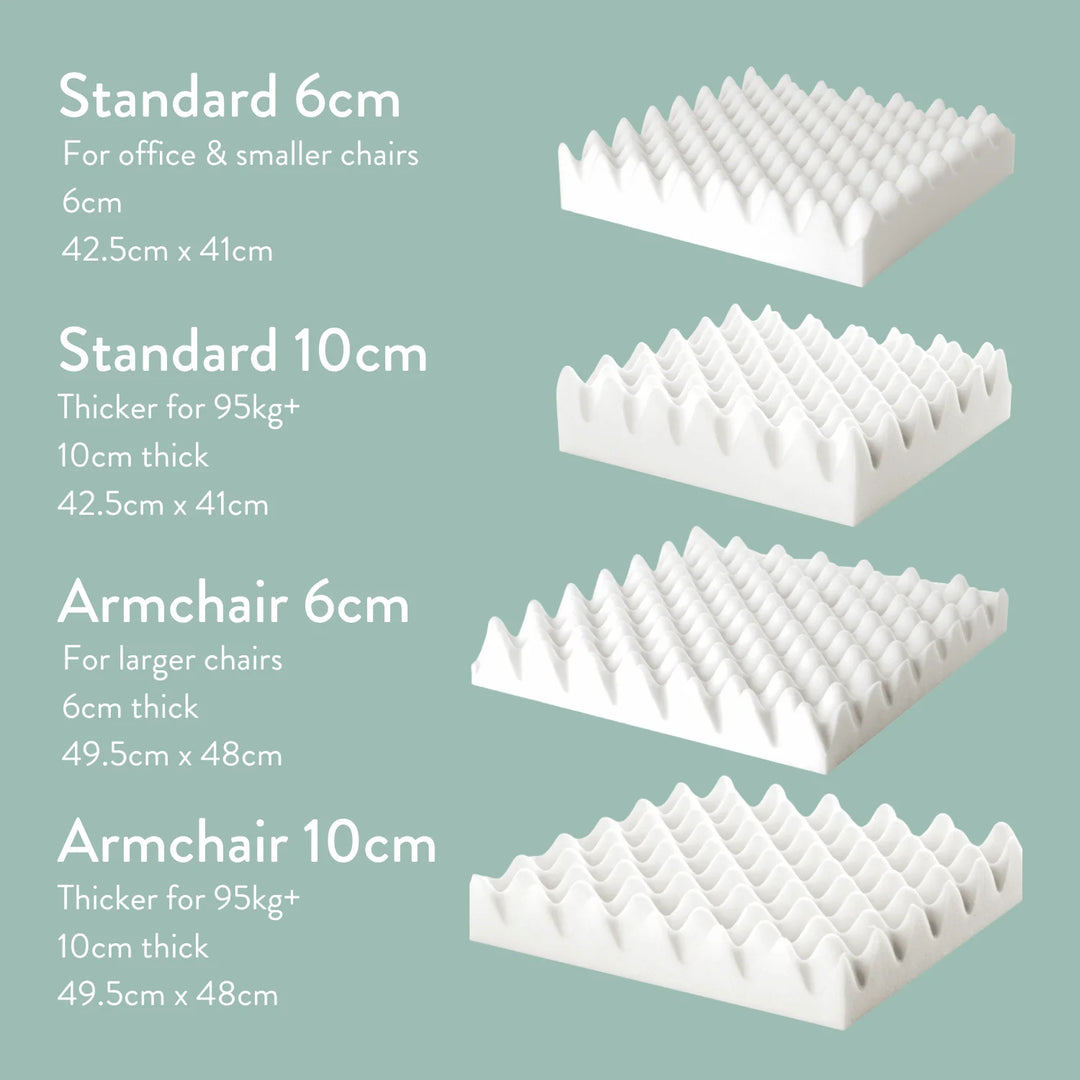 Catheter Cushion with cut out and discreet cover. High density foam handmade in the UK with a 2 year guarantee. Different sizes and colours available.