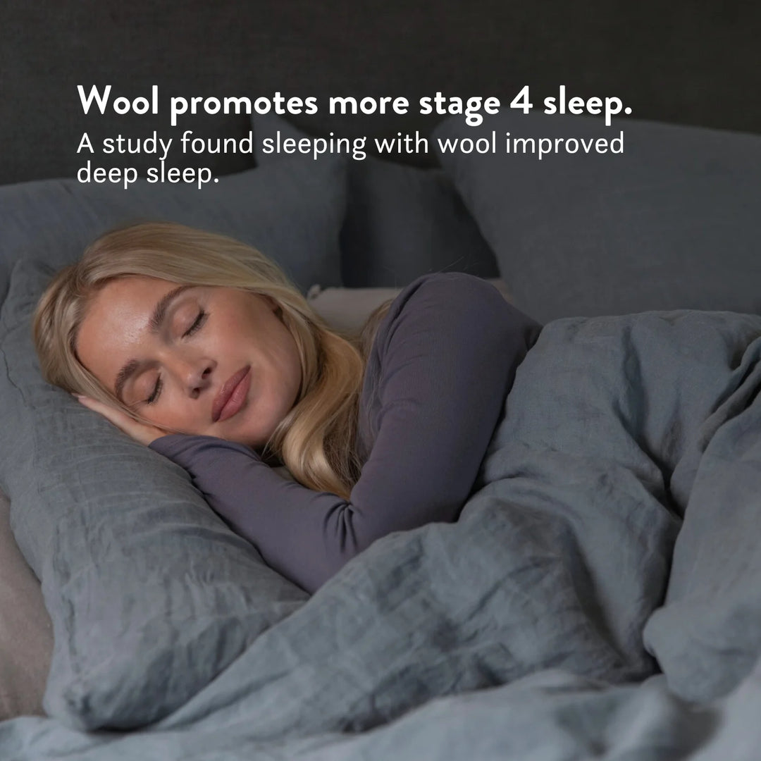 100% Cotton & British Wool Washable Mattress Protector handmade in the UK traceable ethical wool natural materials machine wash