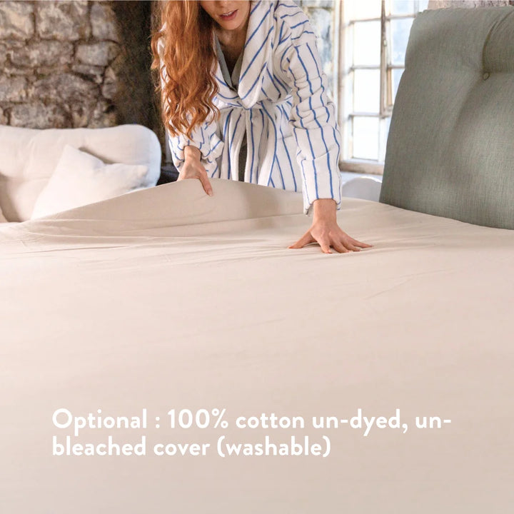 Graphite Latex Mattress Topper - Putnams UK OEKO TEX natural 