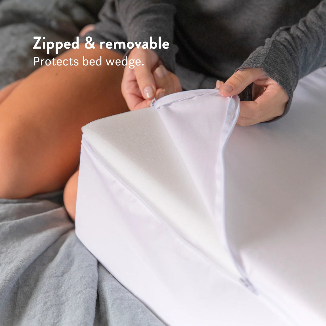 Bed Wedge Cover - Putnams zipped and removable