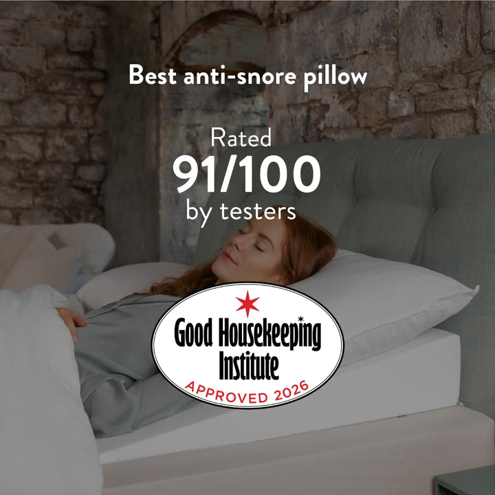 Best rated pillow for snoring and heartburn 2025 UK reviews tested by the Independent the Telegraph Good Houskeeping