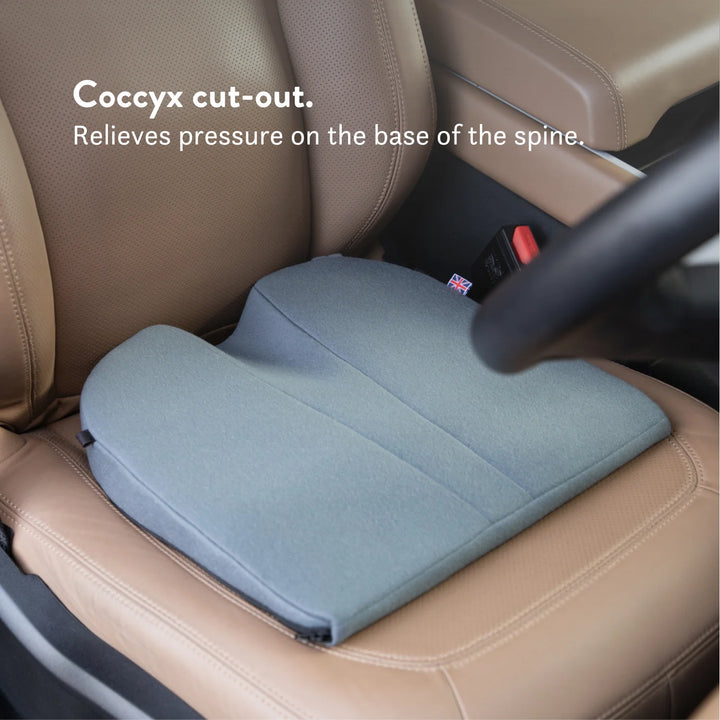 Car wedge cushion 8° Degree Sitting Wedge (3") with Coccyx Cut Out high density foam