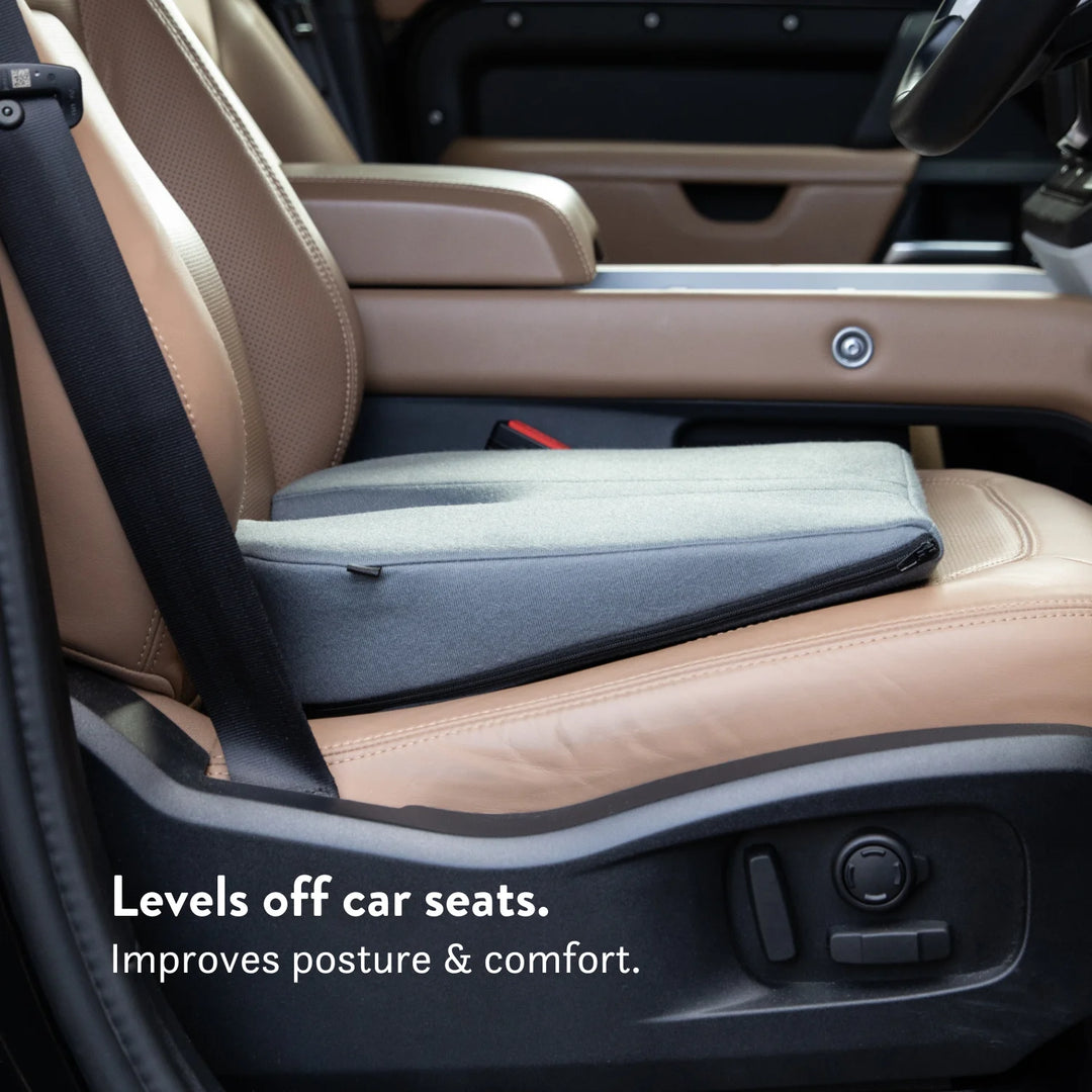 Car seat sitting wedge cushion office posture corrector with coccyx cut out 11° Degree Wedge Coccyx Cut Out - Putnams