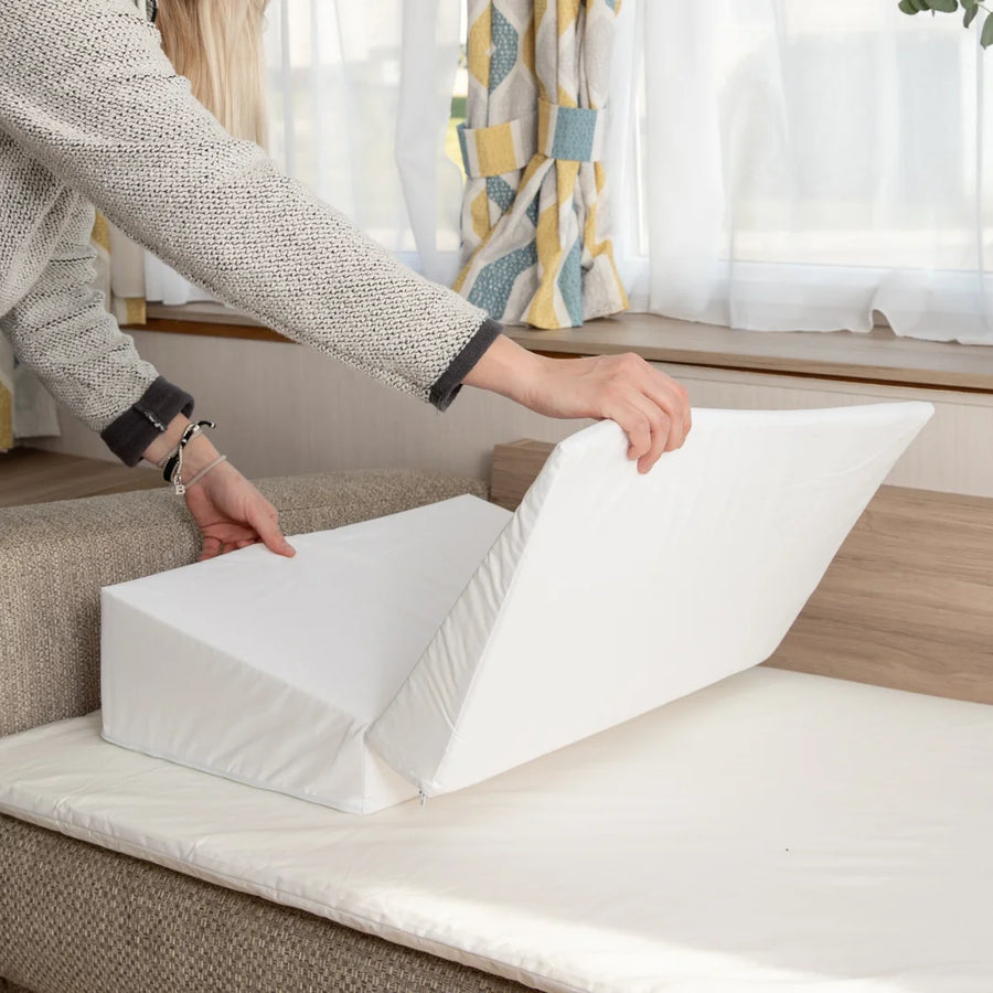 Oreiller De Voyage TABIYUME KUMO – Mousse Mémoire De Forme Ergonomique, Réglable, Compact Pour Avion, Voiture, Train