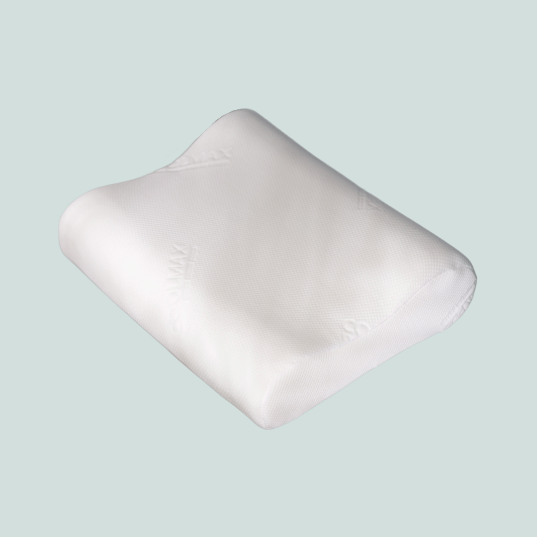 Anti-Snore Memory Foam Contour Pillow - UK made