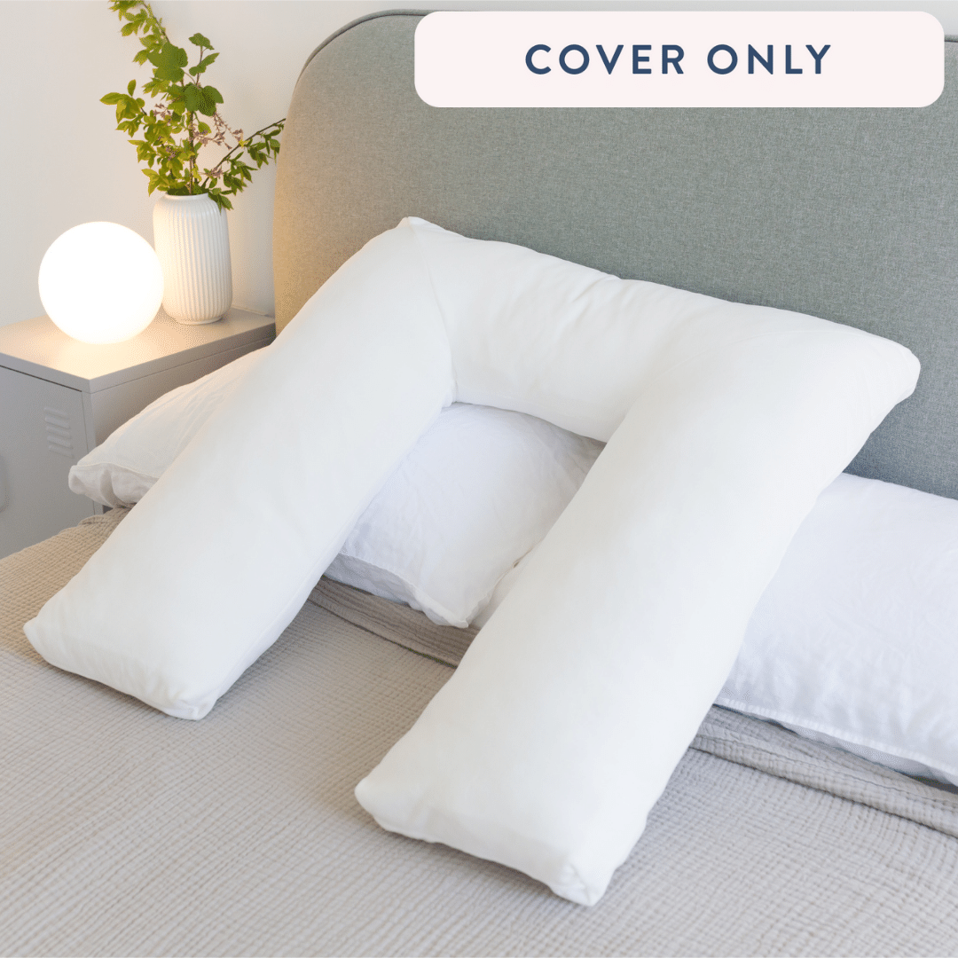 Cuddle Support Pillow - U Shape Cover - Soft velour