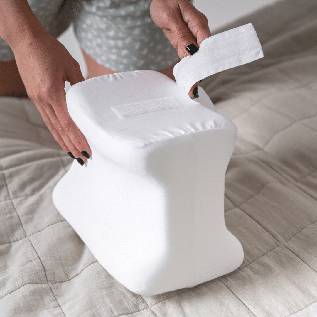 Memory Foam Knee Pillow - Adjustable Strap