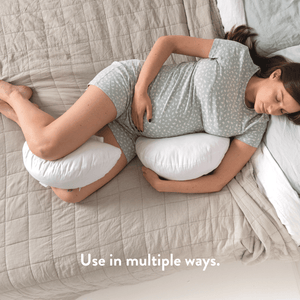 Back & Bump Pillow - Wool Pregnancy Cushion