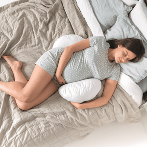 Back & Bump Pillow - Wool Pregnancy Cushion