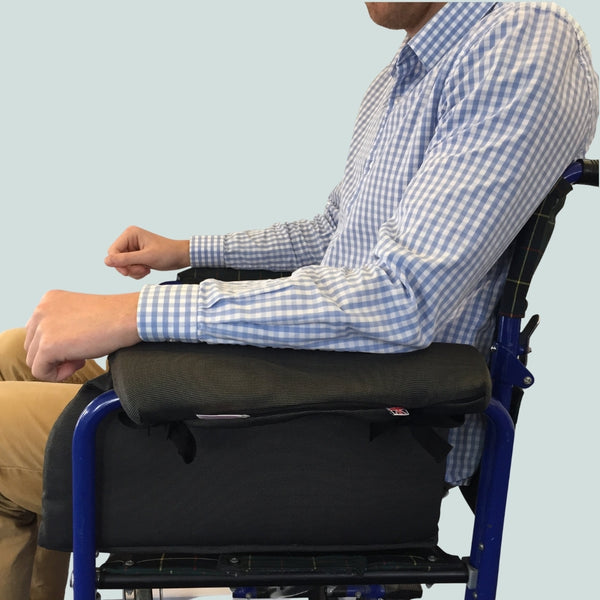 QWORK Paire Coussinets De Coude Mémoire – Ergonomiques Pour Chaise Bureau & Fauteuil Roulant, Sangles Réglables, Housses Lavables